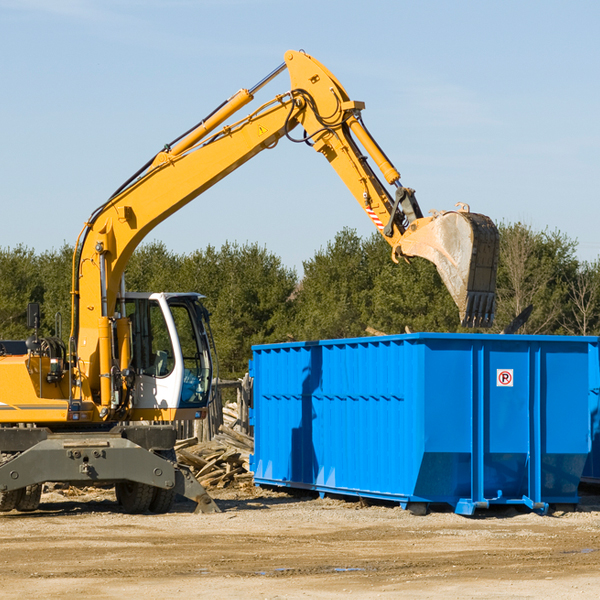 can i pay for a residential dumpster rental online in New Site MS